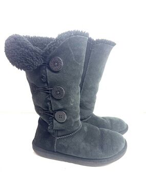 Ugg Black Bailey 3 Button Boots Size 8